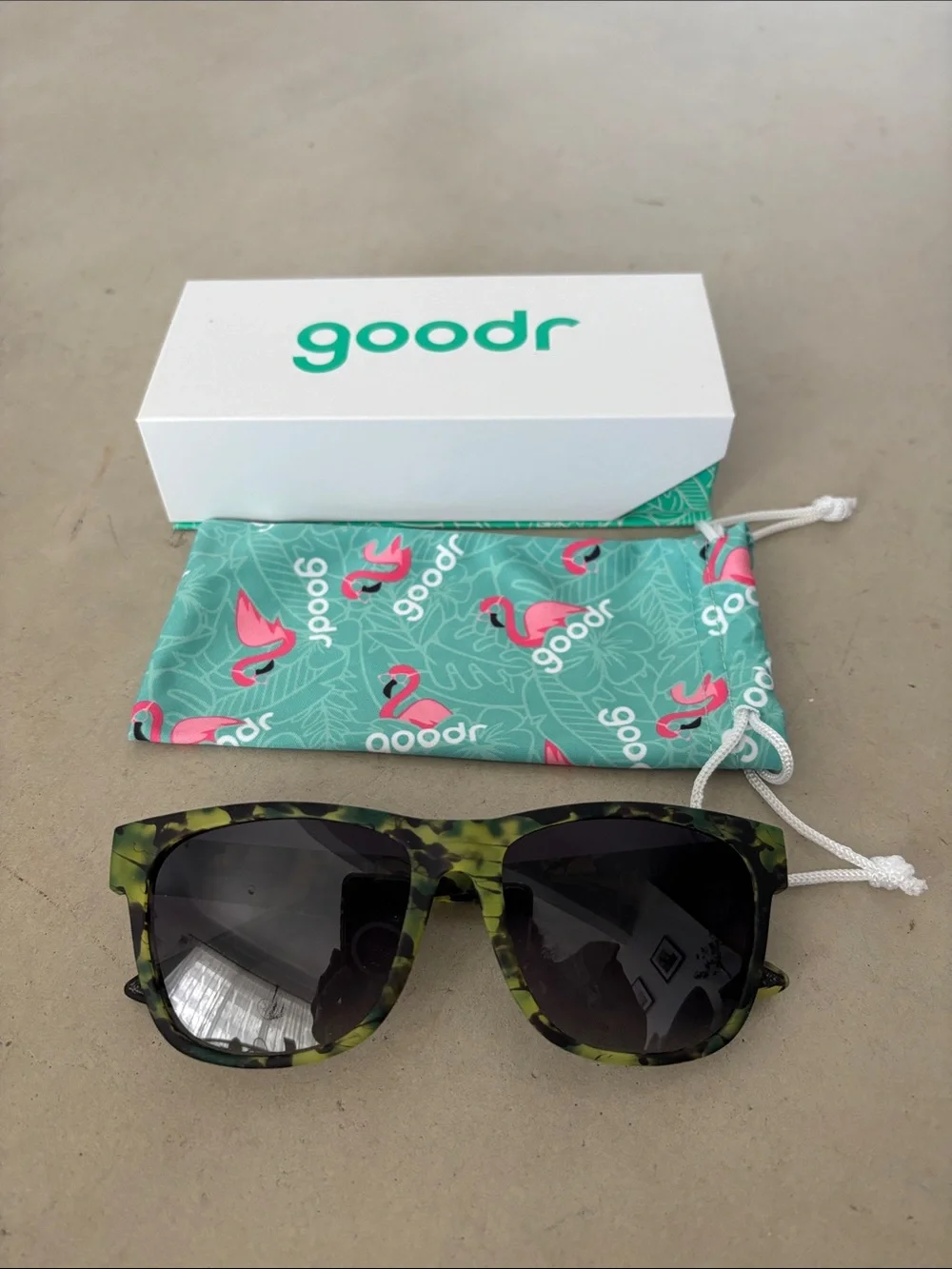 Goodr Limited Edition “Howling at the Neon Moon” Large Frame Polarized Sunglass